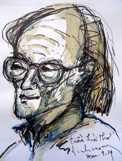 Chan dung Tran Hoai Thu dinhcuong 2014