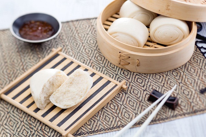 cach lam banh bao sua